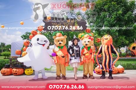 Mascot bí ngô – sản phẩm thịnh hành trong mùa Halloween