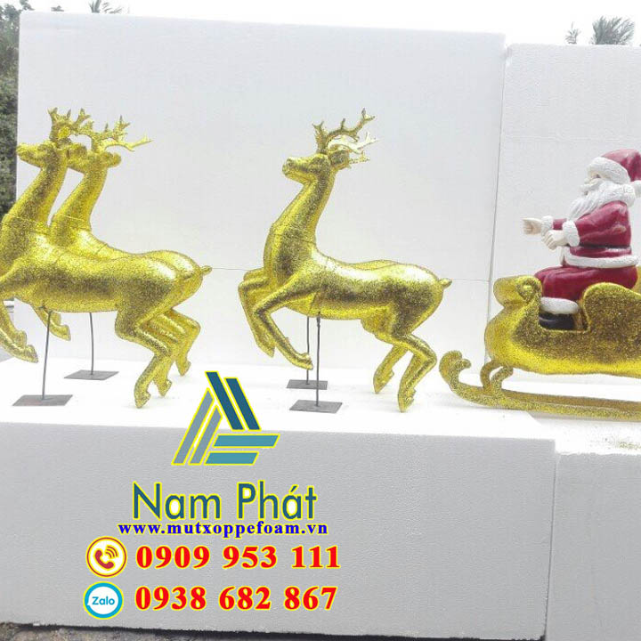 xốp làm mô hình Noel